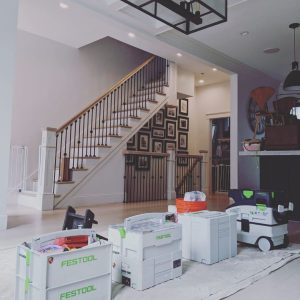 Interior painting works in South Boston